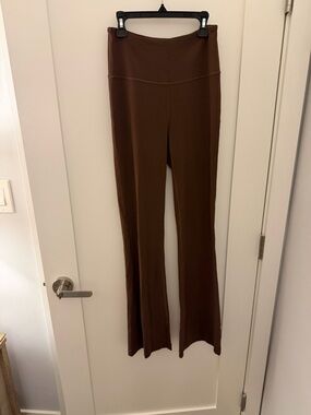 lululemon nulu Brown High-Rise Flare Leggings
